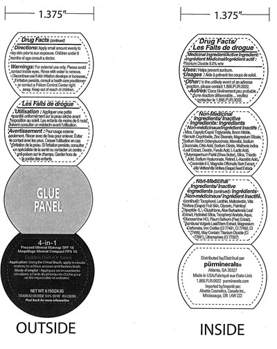 Image Of Label (4 In 1  Pressed Mineral Spf 15 Golden Dark)